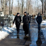 Панихида Машков Ваганьковское кладбище (28.02.2016)